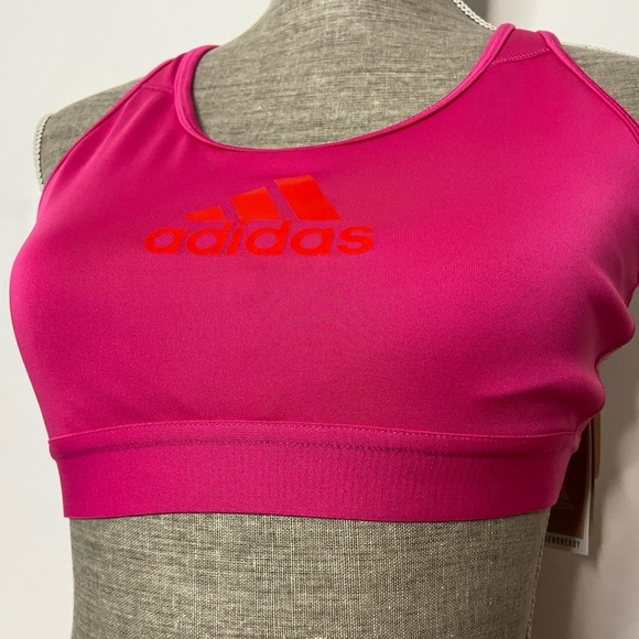 Adidas Women’s Pink Don’t Rest Sports Bra - Picture 8 of 15